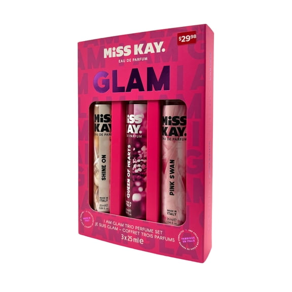 Miss Kay Glam coffret-cadeau de parfum pour elle, 75 ml