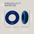 thumbnail image 2 of 90Lb Hand Exerciser Silicone Ring, D/3.5in, 2 of 7