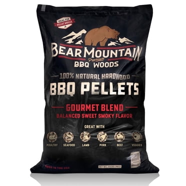 Bear Mountain Granulés pour Fumoir en Mélange Gourmet de Bois Franc Tout Naturel pour Barbecue, 40 Lb