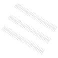 thumbnail image 3 of Plastic Binding Spine, Loose Leaf Rings Detachable 34 Holes 10PCS Wear And Aging Resistant With 12mm Inner Diameter For Home Or School Use White, 3 of 8