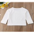 thumbnail image 2 of Baby Girl Long Sleeve T-shirt Crew Neck Cotton Ruffle Tops, 2 of 5