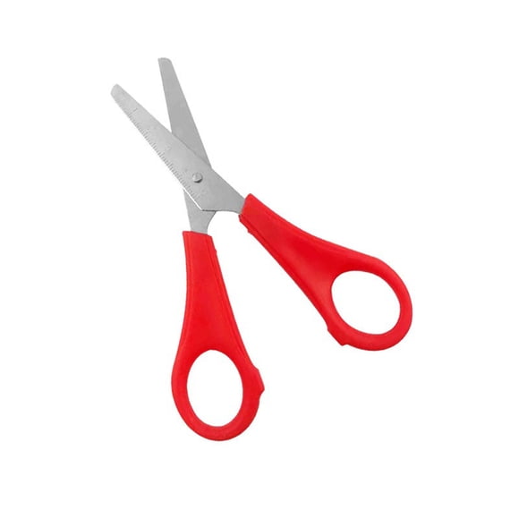 yulier Ciseaux pour Enfants 5 Pouces Ciseaux à Règle pour Élèves pour Fournitures Scolaires, Ciseaux d'Artisanat Petits Ciseaux Ciseaux à Pointe Émoussée pour Élève Enfant Classe Bureau Maison
