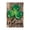 D, variant on St. Patrick's Day Four-Leaf Clover Garden Flag, Durable Flax Outdoor Decoration for Yard, Pole and Holiday Celebration