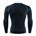 thumbnail image 3 of RXIRUCGD T-Shirt à Col Rond pour Hommes, Couleur Unie, Haute Résilience, Bleu, Taille : 3TG, 3 of 3