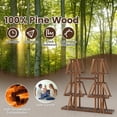 thumbnail image 4 of Gymax 5-Tier Wood Plant Stand 10 Pots Plant Display Rack Tall Corner Plant Organizer, 4 of 10
