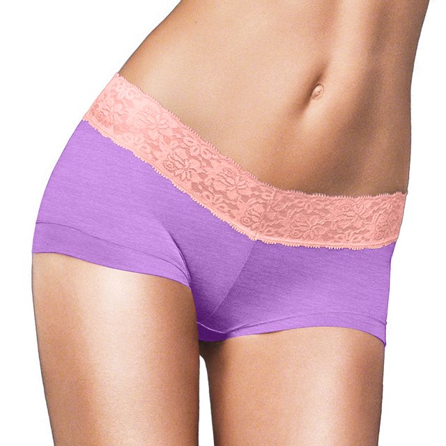 Maidenform Shorty en Coton pour Femmes avec Dentelle - Article à Succès, 8