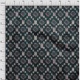 thumbnail image 3 of oneOone Cotton Poplin Fabric Geometric Kasuri Printed Craft Fabric BTY 42 Inch Wide, 3 of 4