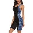 thumbnail image 3 of Charmo Womens Boyleg Unitard Swimsuits Racerback Athletic One Piece Bathing Suits, 3 of 7
