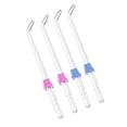 thumbnail image 1 of 4pcs Water Flosser Tip Water Toothbrush Refill Head Replacement for Waterpik, 2pcs Pink, 2pcs Blue, 1 of 8