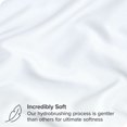 thumbnail image 4 of Bare Home Pillowcase Set - Envelope Closure - Premium 1800 Collection - Double Brushed - Ultra Soft - Queen Size, White, 2 Count, 4 of 6