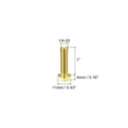 thumbnail image 2 of Unique Bargains Brass Hex Bolts, 1/4-20x1' 5 Pack Fully Thread Grade 4.8 Machine Screws, 2 of 4