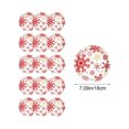 thumbnail image 3 of Amzcrzy Paper Disposable Tableware Set Red Snowflake Christmas Theme Party Tableware Disposable 7-Inchs 9-Inchs Paper Plates Paper Cups Tissue Set Of Party-Themed Paper Plates Set, 3 of 6