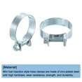 thumbnail image 4 of Unique Bargains 10Pack Mini Fuel Line Pipe Hose Clamp Clip, Adjustable 30-32mm, Zinc Plated, 4 of 5