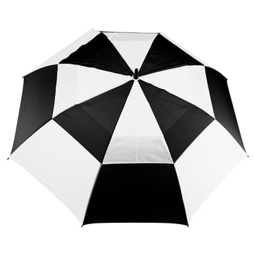 JP Lann Parasol de Golf à Double Auvent 62 Pouces (Noir et Blanc)