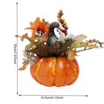 thumbnail image 3 of Halloween Fall Harvest Artificial Pumpkin Foam Table Centerpieces  A, 3 of 7