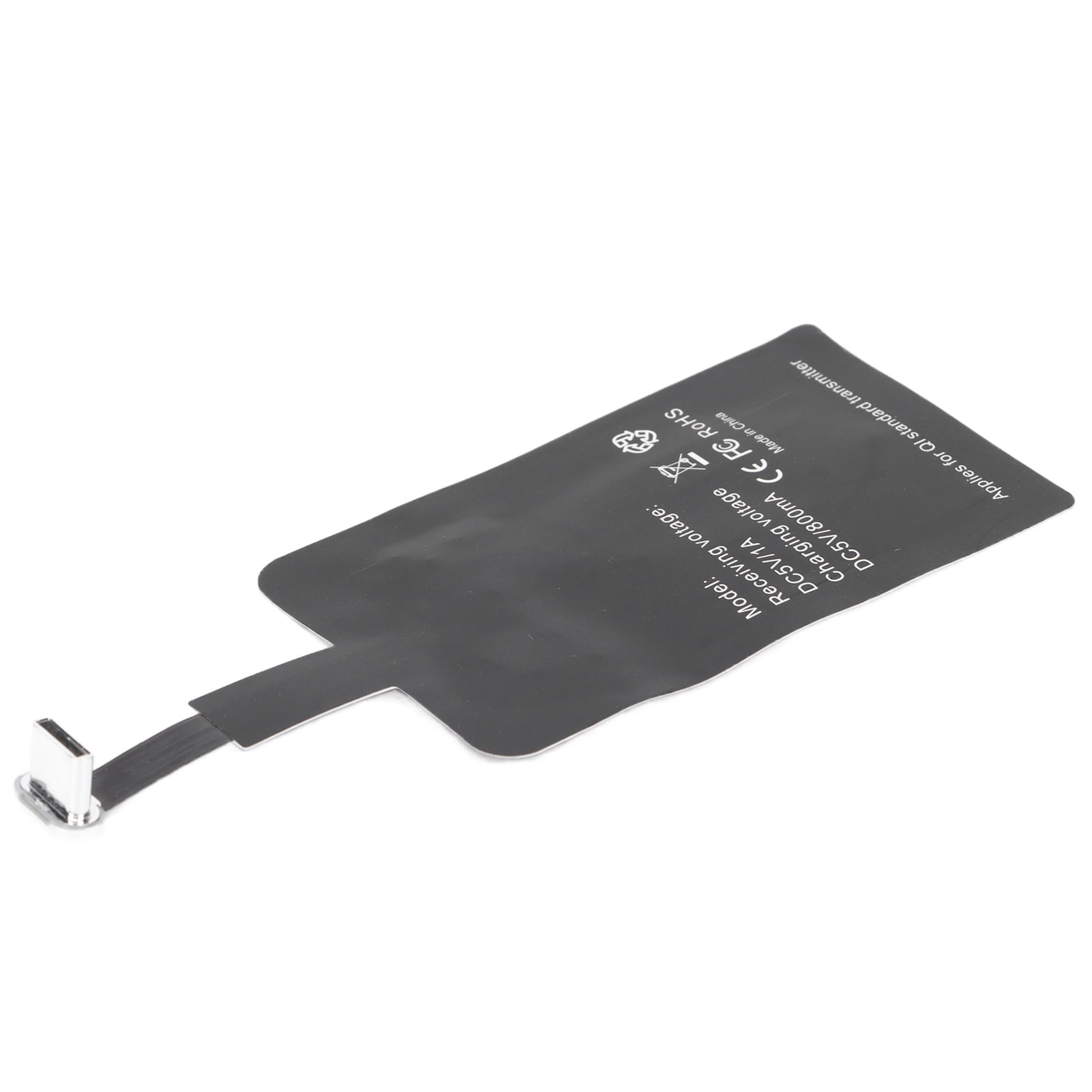 Qi Type C Wireless Charging Receiver, Lightweight Micro USB Type C Universal Fast Wireless Charger For Phones
