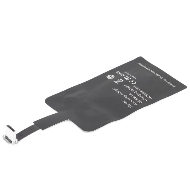 Qi Type C Wireless Charging Receiver, Lightweight Micro USB Type C Universal Fast Wireless Charger For Phones