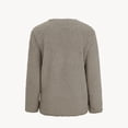 thumbnail image 5 of Fleece Cardigan Sweaters for Women Soft Long Sleeve Jacket with Pockets Button Down Open Front Fall Clothes, 5 of 5