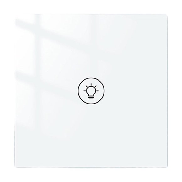 LCXmlly Hands free Control for Lights WiFi Graffiti Smart Switch, Voice App Control, Dimmable Lights, Real Sense Intelligence, EU Plug