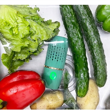 EGNMCR Portable 4400mah Capsule Shape Fruit & Vegetable Washing Machine, USB Rechargeable Fruit Cleaner Machine, Automatic Household Cleaning Machine, Mother's Day Gift Ideas