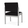 thumbnail image 5 of Fauteuil d'Appoint Sans Accoudoirs Lenox en Acier pour Réception / Acier Argenté / Noir, 5 of 5