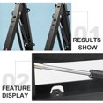 thumbnail image 3 of 1 Pair Shoe Changing Stool Accessories Folding Seat Stool Bracket Hinge, 3 of 8