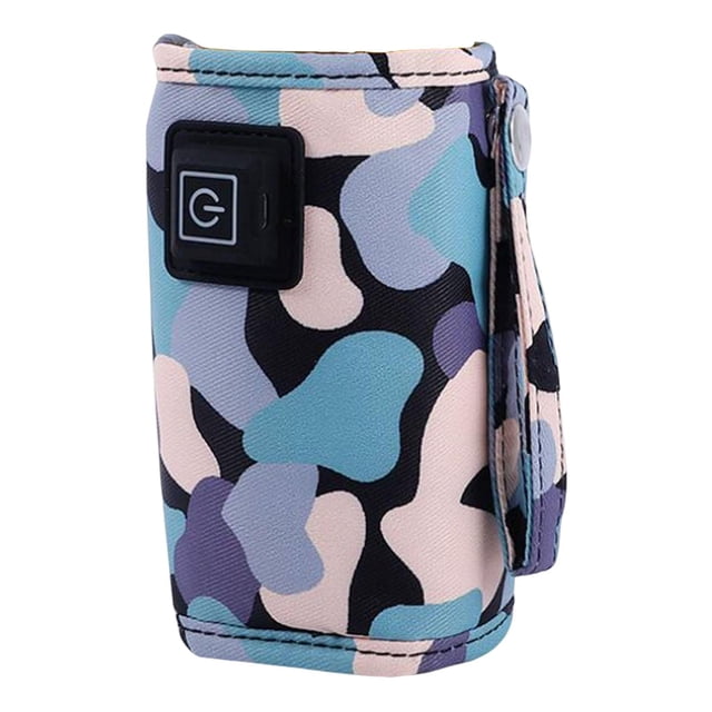 Chauffe-biberon Portable Sac Chauffant Réglable pour Tasse de Voyage Usage Quotidien Noir
