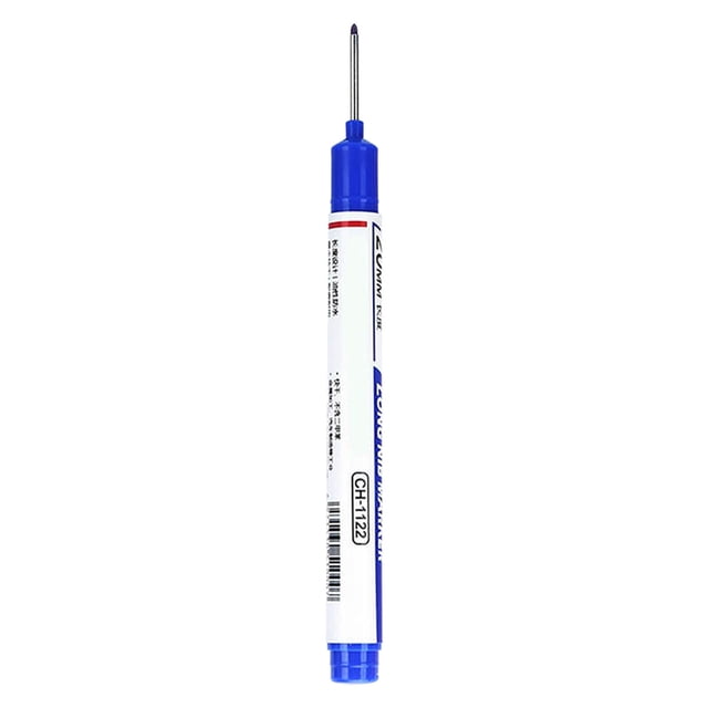 Marqueur à Pointe Longue Bleu Robuste Conception Étanche Encre Résistante aux Produits Chimiques pour Pièces de Machinerie Composants Automobiles Identification #8Q2t2