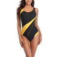 thumbnail image 2 of EQWLJWE Bikini pour Femmes Dames Ensembles Bikini Plage Maillot de Bain Femmes Patchwork Maillot de Bain Femmes Dames Ensembles Bikini Plage Maillot de Bain Coupe Ajustée Pièce Maillot de Bain une-Pièce Ensemble Bikini, 2 of 5