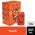 thumbnail image 1 of Peace Tea Peach Party Iced Tea Cans, 341 mL, 12 Pack, 1 of 7