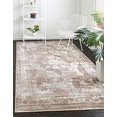 thumbnail image 1 of Unique Loom Sofia Collection Tapis Vintage Beige Traditionnel (3 x 5), 1 of 2