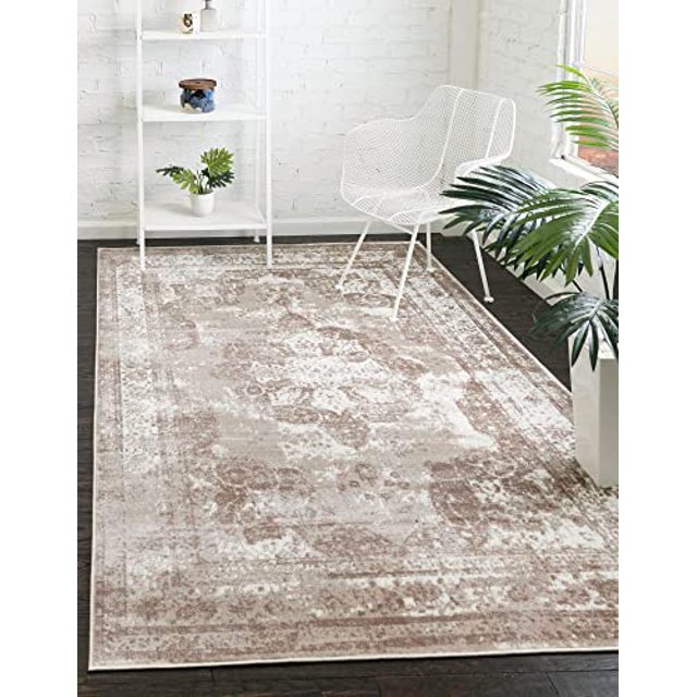 Unique Loom Sofia Collection Tapis Vintage Beige Traditionnel (3 x 5)