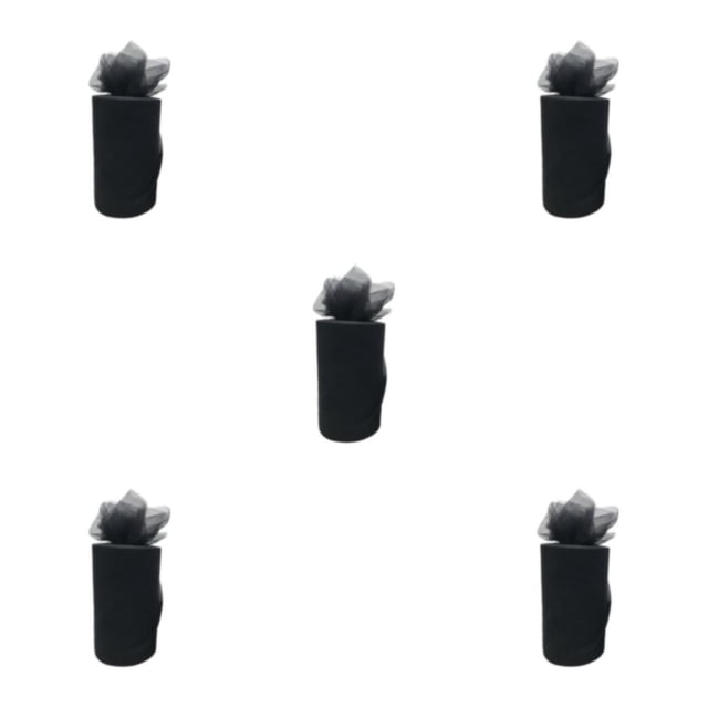 kurtrusly Wide Range Of Uses Roll Tulle For Wedding Party Decorations Easy To Ad Clean White Roll Wedding Tape black 5Set