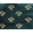 thumbnail image 4 of oneOone Georgette Viscose Fabric Dot & Bird Block Print Fabric By The Yard 42 Inch Wide, 4 of 4