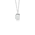 thumbnail image 2 of Angara Collier en Diamant Naturel - Collier Solitaire en Diamant Rond Serti Clos en Platine pour Femmes, 2 of 10