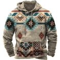 thumbnail image 1 of Pull 3d Nouveau Pull pour Hommes Mode Mode Urbaine Chandail à Capuchon US, 1 of 2