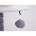 thumbnail image 3 of Vibrant Life 47" Minimalist Cat Tree with Condo, Perch, Jute Scratching Posts and Massager, Gray, 3 of 9