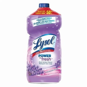 Lysol All Purpose Cleaner, Pour, Lavender, Multi Surface Cleaner, 1.2 L