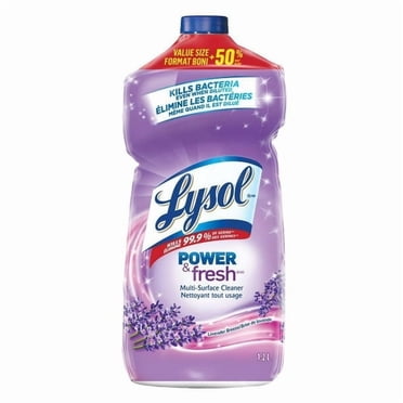 Lysol All Purpose Cleaner, Pour, Lavender, Multi Surface Cleaner, 1.2 L