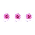 thumbnail image 3 of QualitChoice Curtain Tieback Punch-free Stylish Flower Shape Decorative Replacement Home Buckle Fastener Ornament Accessories Purple 3PCS, 3 of 6