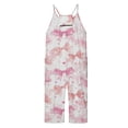 thumbnail image 5 of Girls Jumpsuit Star Print Jumpsuits Rompers for Girls Spaghetti Strap Rompers with Pockets Girls Outfit 4-5 Y, 5 of 5