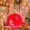 thumbnail image 4 of Leutsin Christmas Decorations Outdoor Indoor,Christmas Decorations For Home,60CM Outdoor Christmas Inflatable Decorated Ball Giant Christmas Inflatable Ball Christmas Tree Decorations with Lamp, 4 of 6