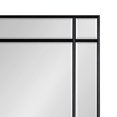 thumbnail image 3 of Kate and Laurel Westgate Transitional Windowpane Rectangle Wall Mirror, 24 x 36, Black, Sophisticated Decorative Window Rectangular Framed Mirror for Wall Decor with Slight Bevel, 3 of 8