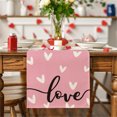 thumbnail image 4 of Boovnll Valentines Day Table Runner, 13x35" Valentine's Day Printing Table Runner, Valentines Table Runner for Holiday Kitchen Dining Table, Party Decor, Valentines Day Decorations, 4 of 6