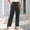 Dark Gray, variant on Summer Savings Clearance!Staron Womens Linen Pants Casual Lightweight Drawstring Elastic Waist Pants with Pockets Wide Leg Long Lounge Pant Trousers Beach Vacation Clothes
