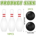 thumbnail image 4 of Kyoffiie 12PCS/Set Toddler Kids Bowling Game Set Outdoor Indoor Sports Learning Toy Gift, 4 of 6