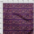 thumbnail image 2 of oneOone Polyester Lycra Fabric Leaves & Floral Block Print Fabric By The Yard 56 Inch Wide, 2 of 4
