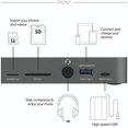 thumbnail image 2 of OWC 14-Port Thunderbolt 3 Dock with Cable, Compatible with Windows PC and Mac, Space Gray, 2 of 6