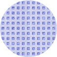 thumbnail image 1 of Ahgly Tapis d'Intérieur Lavable en Machine Carré Lavande Bleu, 3 Pieds Carré, 1 of 7