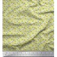 thumbnail image 1 of Soimoi Polyester Crepe Fabric Flower Watercolor Print Sewing Fabric Yard 52 Inch Wide, 1 of 3